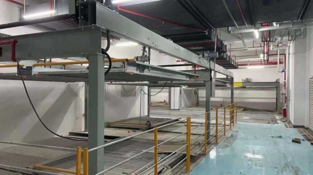 Mechanical parking spaces that cannot be parked